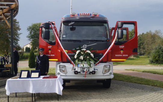 Nowy średni samochód ratowniczo – gaśniczy w gminie Lubaczów